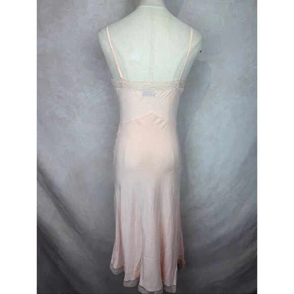 Vintage 1930s Pink Silk Slip Dress Barbizon Size Small XS - Picture 4 of 10